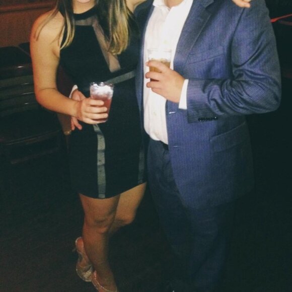 Black Sleeveless Halter Mini Dress - Picture 3 of 8